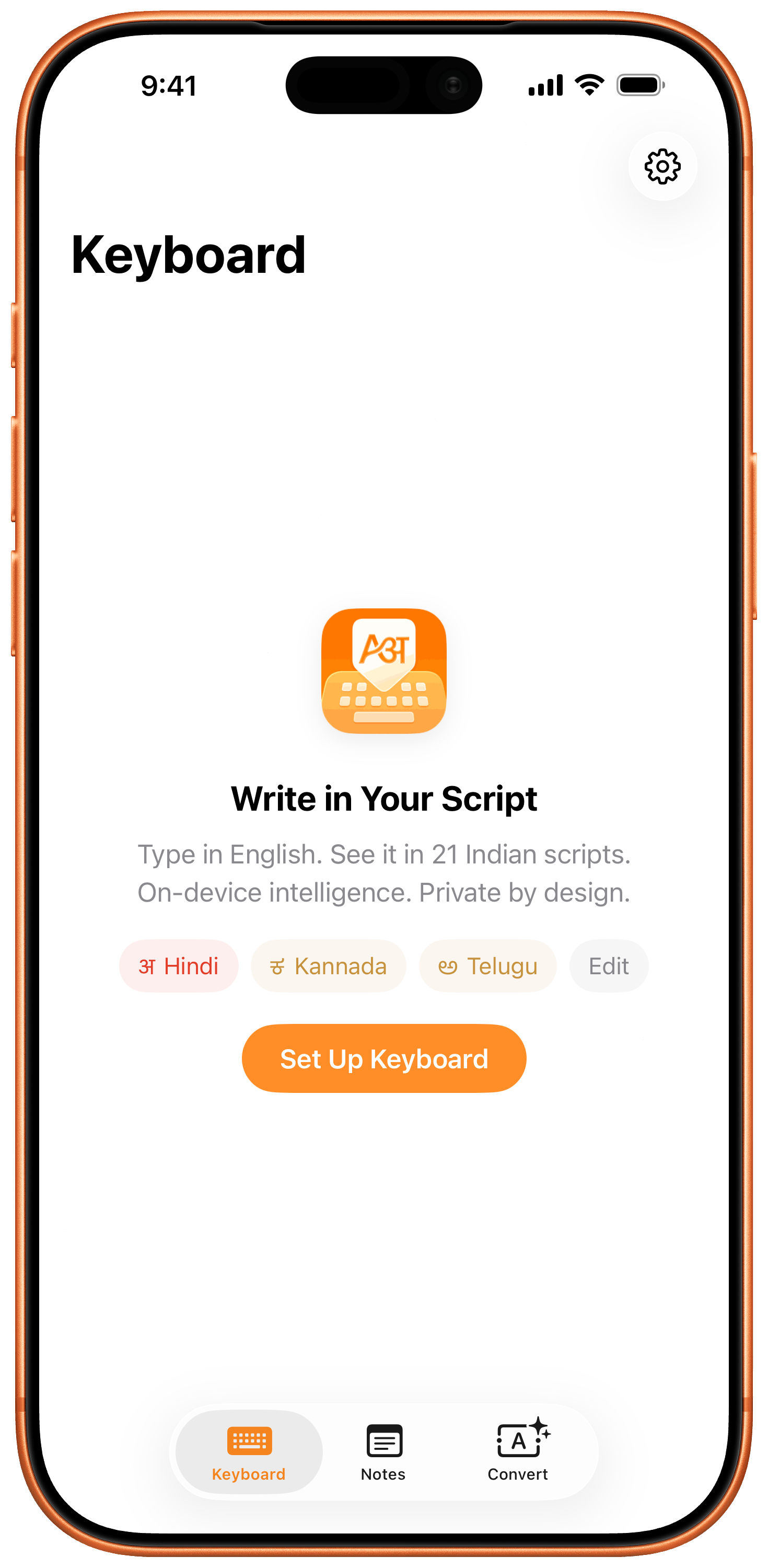 Install Akshar from the App Store